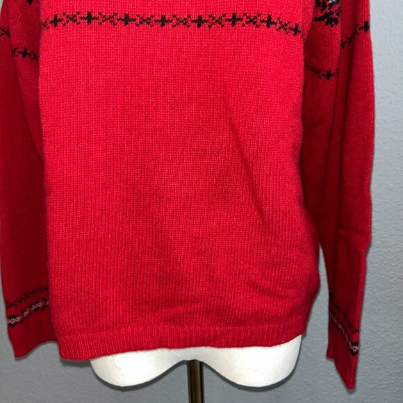 CLAN DOUGLAS VINTAGE SKI CASHMERE FAIR ISLE NORDIC SWEATER MADE IN SCOTLAND - M - Picture 3 of 11